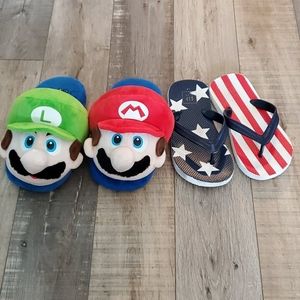 Kids Mario & Luigi & GAP slippers